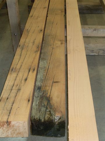 B-S timbers with some skipping on the end